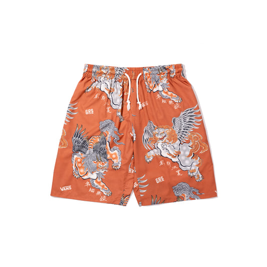 GRS X VANS Pixiu Overprint Shorts