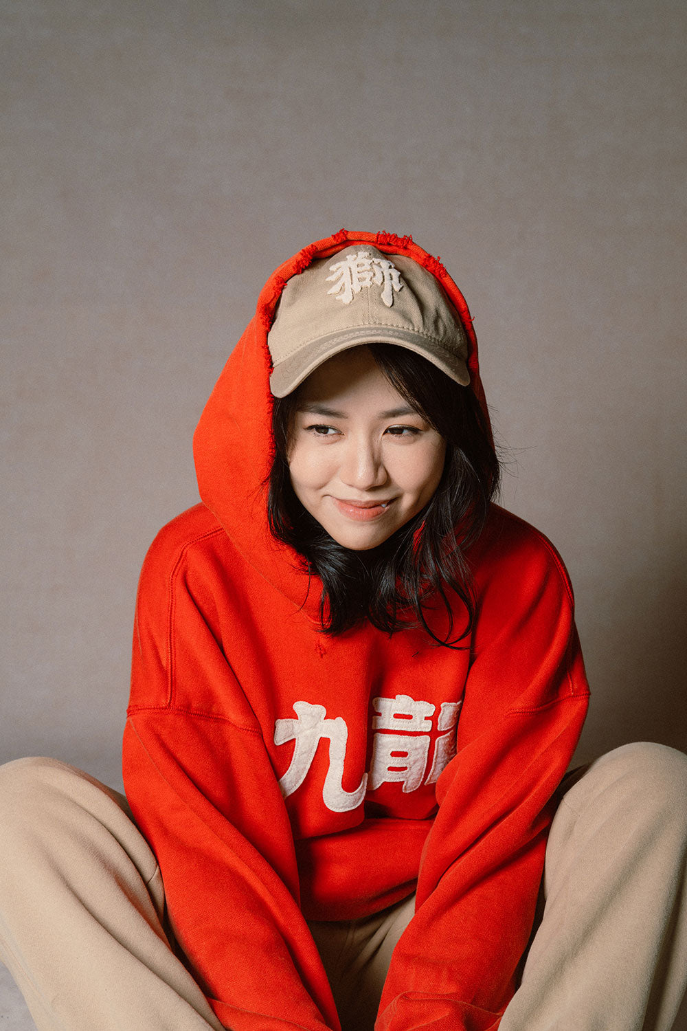 Sun Faded Kowloon Hoodies / Faded Flame