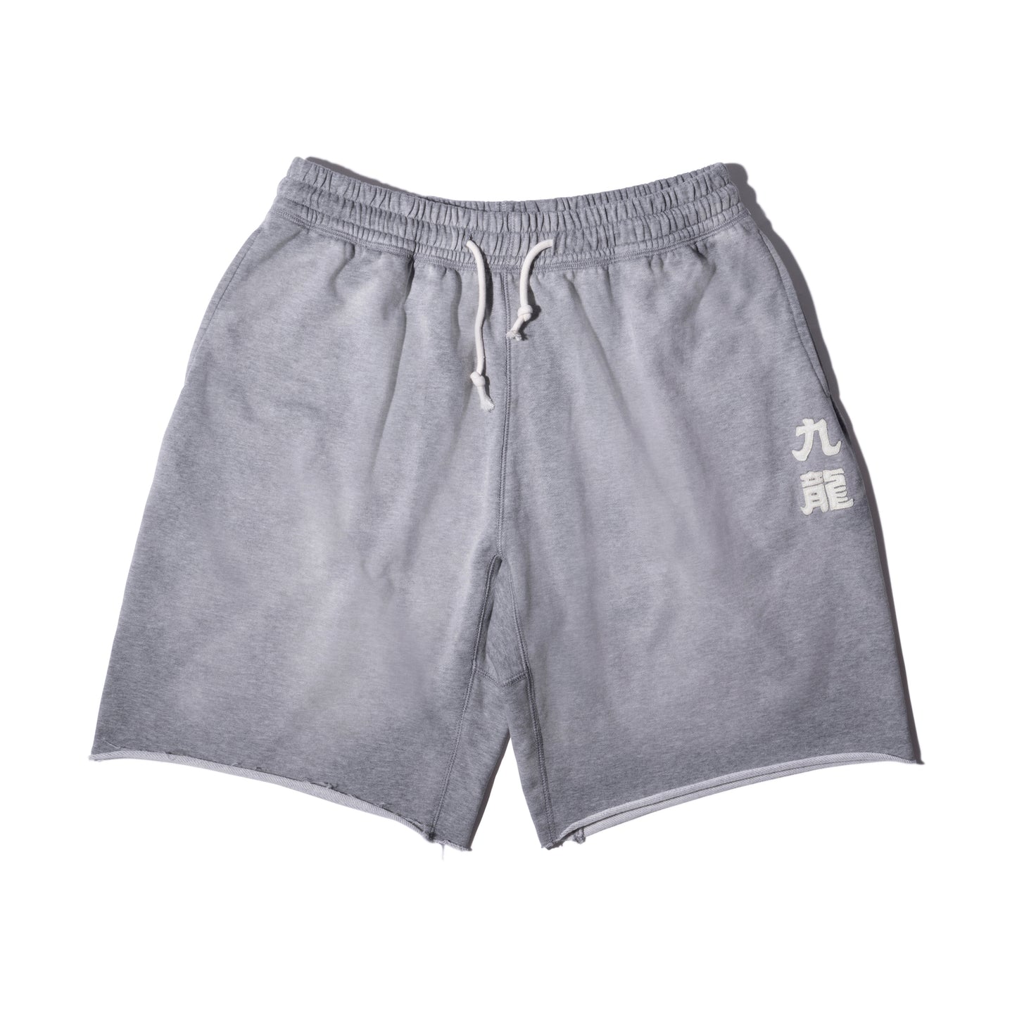 Sun Faded Kowloon Lightweight Sweat Shorts / Heather Grey