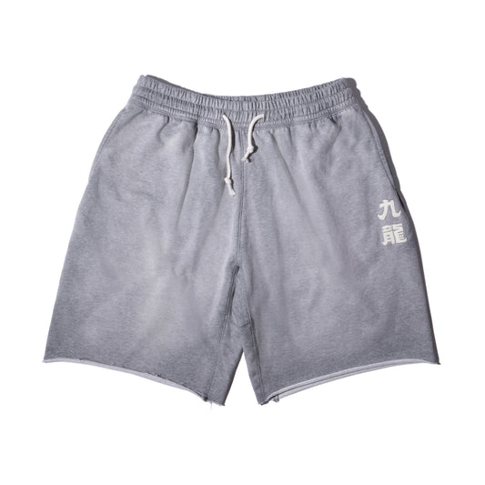 Sun Faded Kowloon Lightweight Sweat Shorts / Heather Grey
