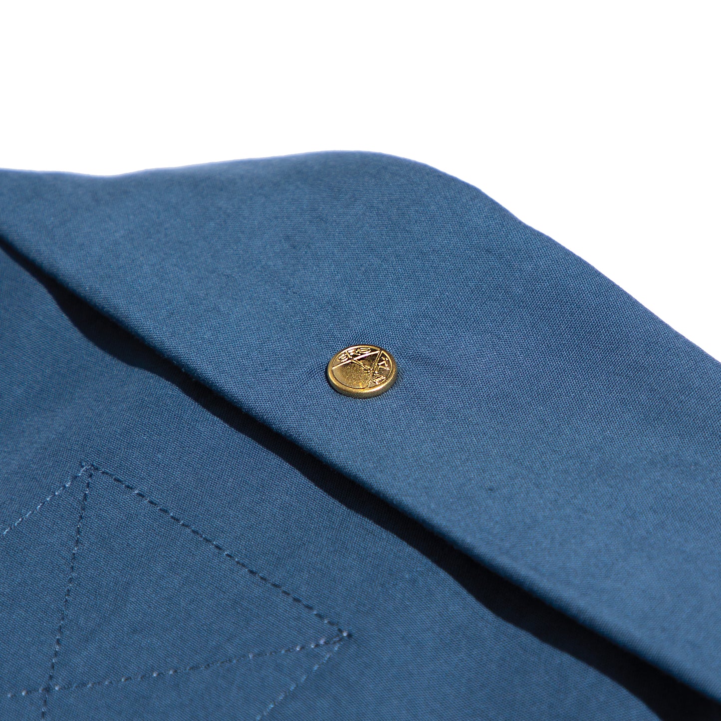 Faded Color S/S Pocket Big Shirt / Classic Blue