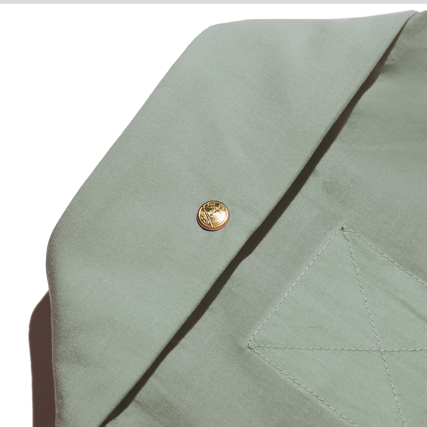 Faded Color S/S Pocket Big Shirt / Sage Green