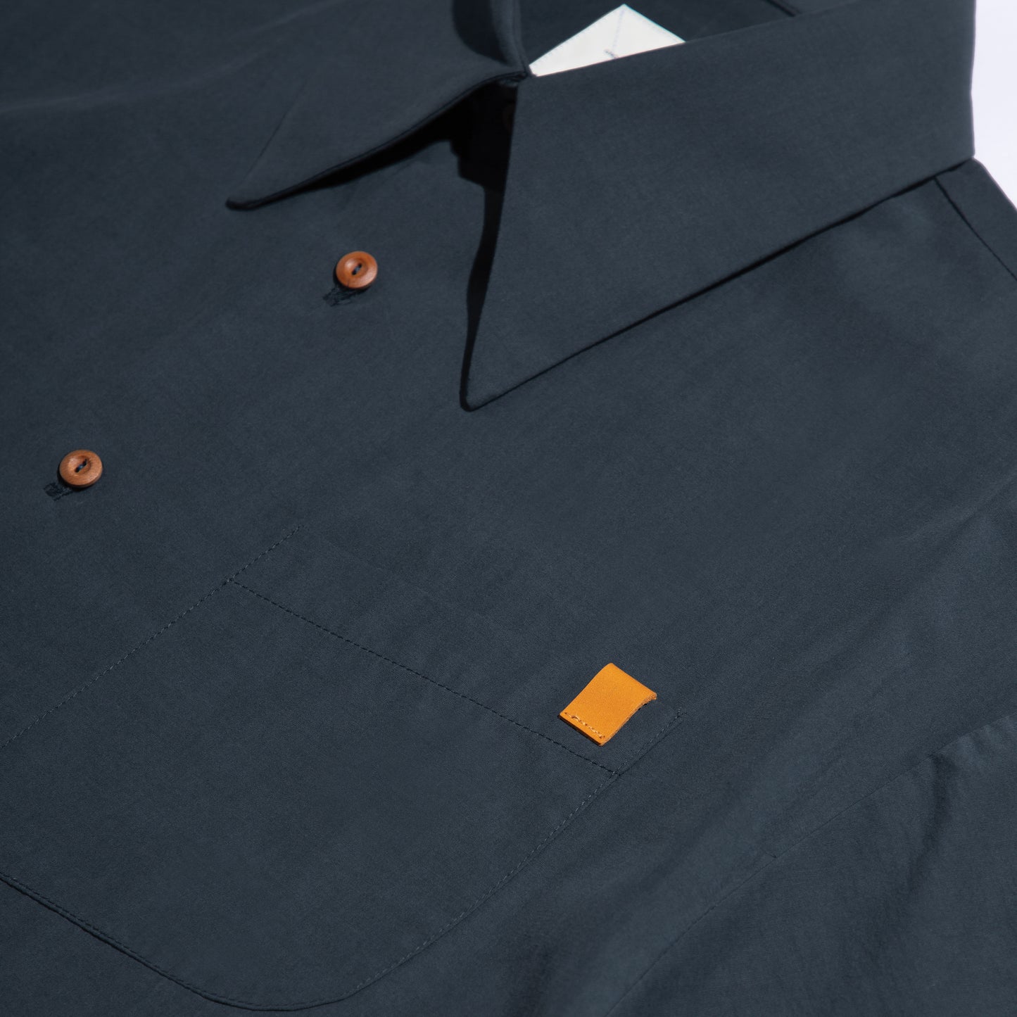 Faded Color S/S Pocket Big Shirt / Dark Charcoal