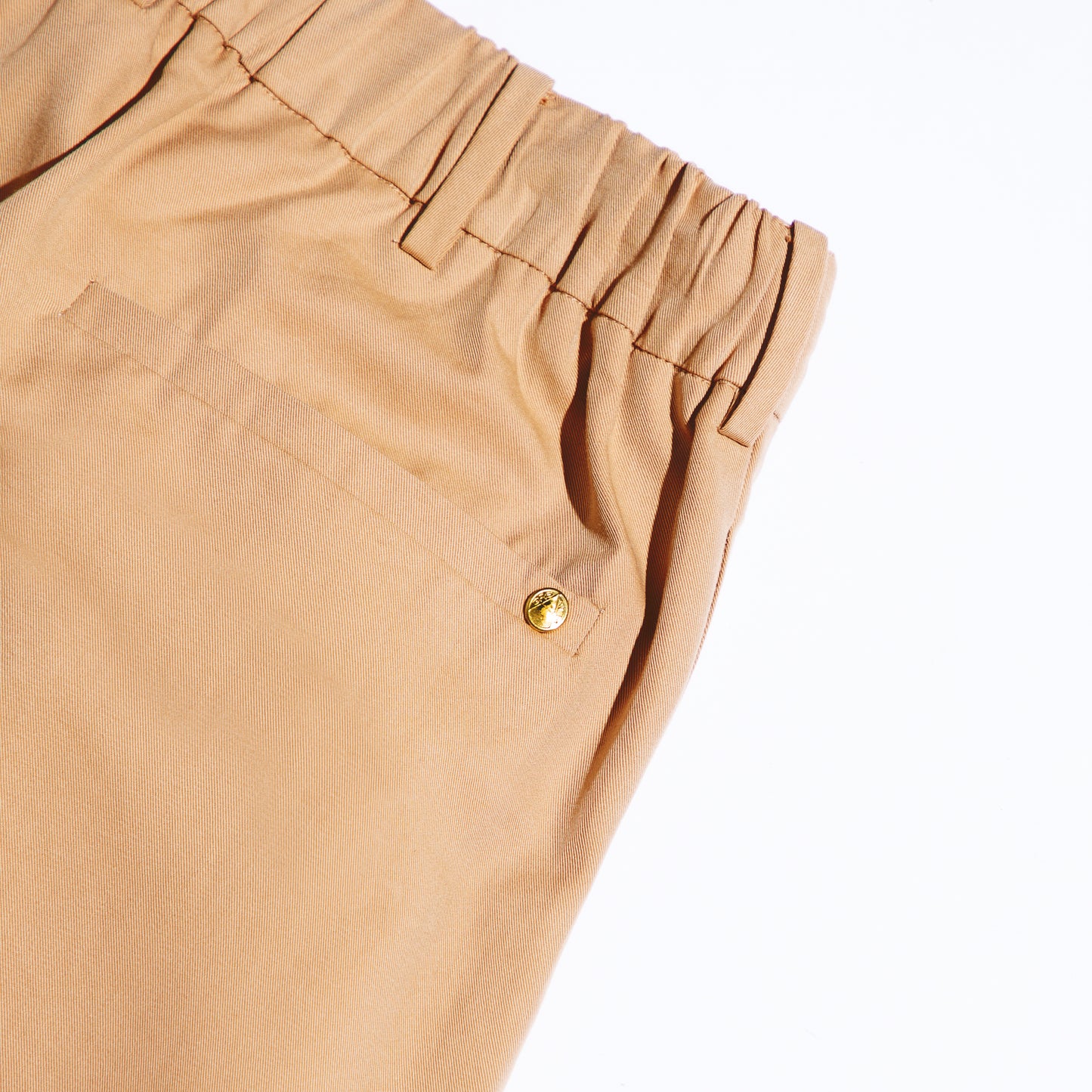 Faded Color Baggy Pants / Indian Tan