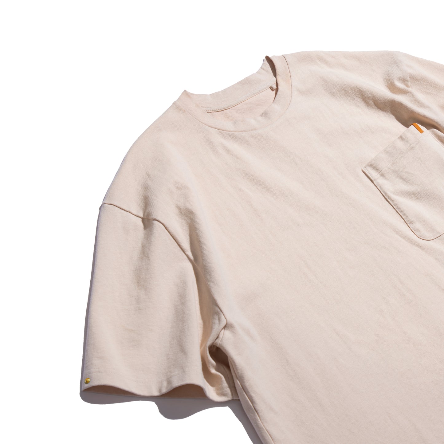 Faded Washed S/S Pocket Big Tee / Faded Sand