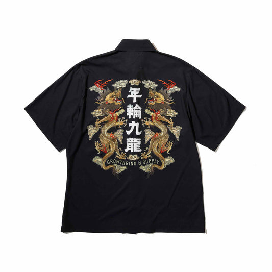 Kowloon Double Dragon Overprint Shirt