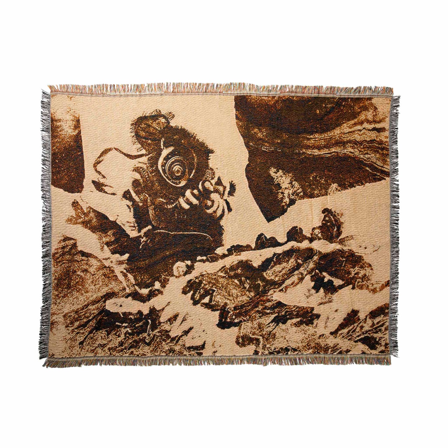Rising Lion Woven Jacquard Rug