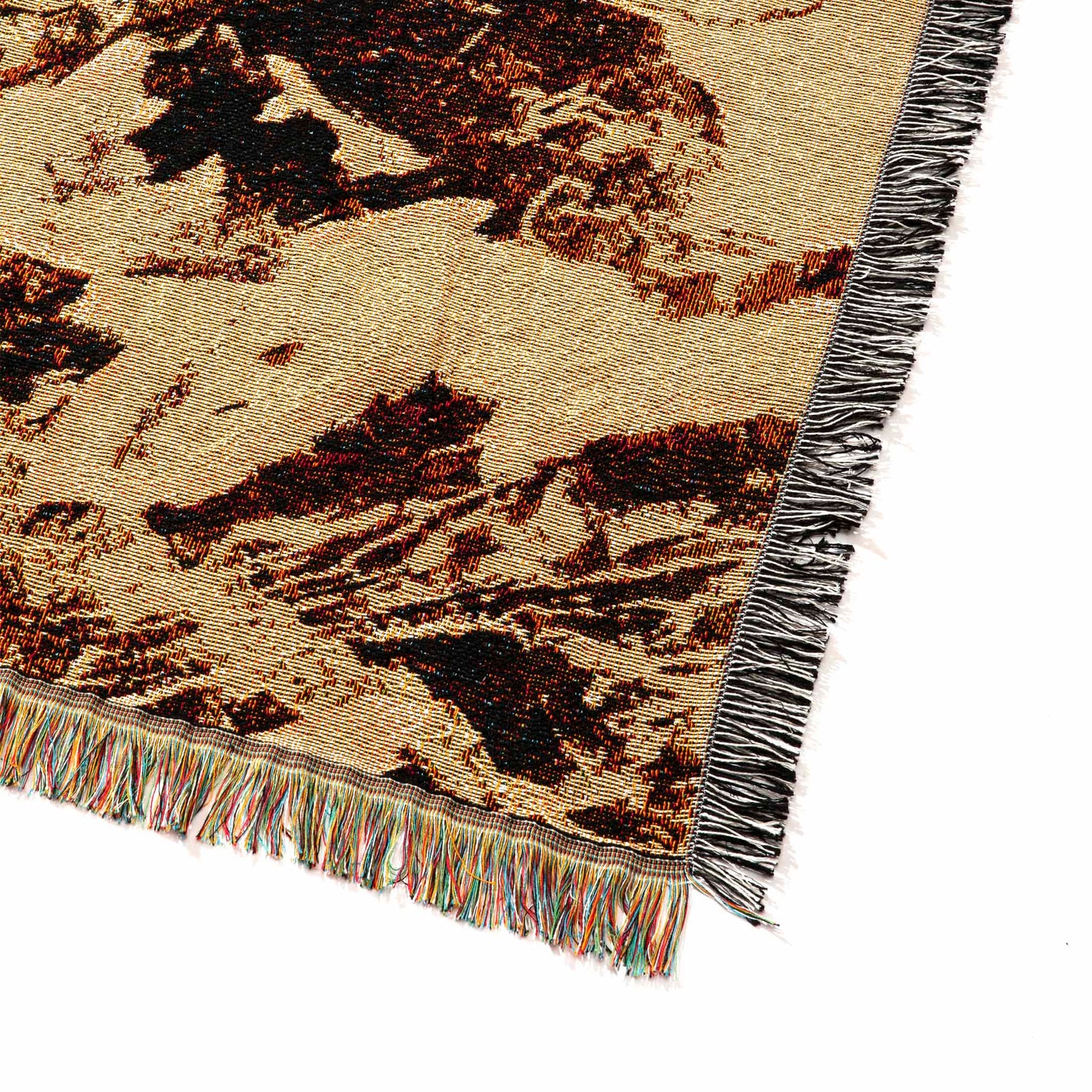 Rising Lion Woven Jacquard Rug