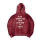 [Pre-Order] Hand Stitch 24 竜 Heavy Weight Cotton Sun Faded Hoodie / Burgundy Red