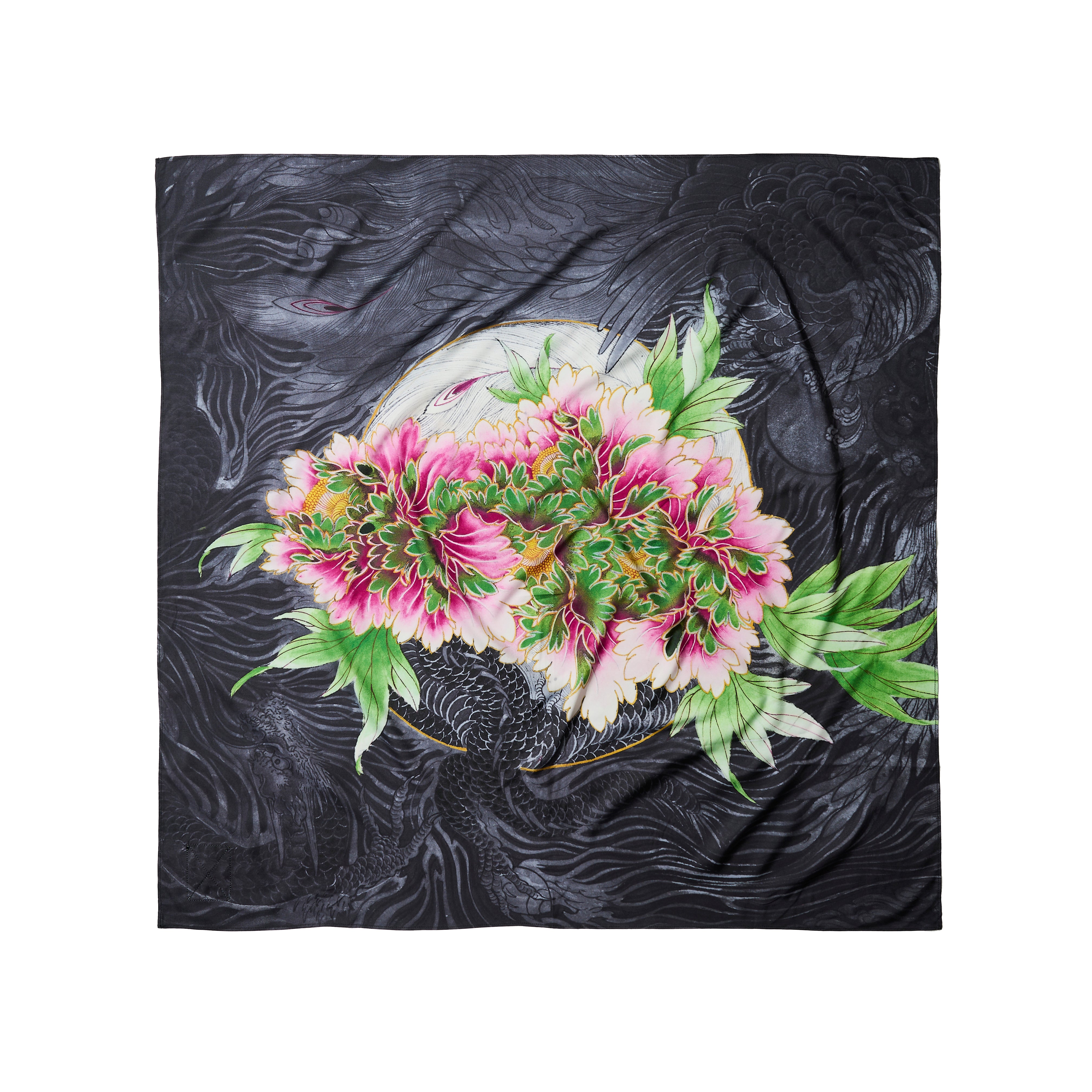 GRS x Kalok Peony & Ryu Overprint Bandana – GrowthRing & Supply Co.