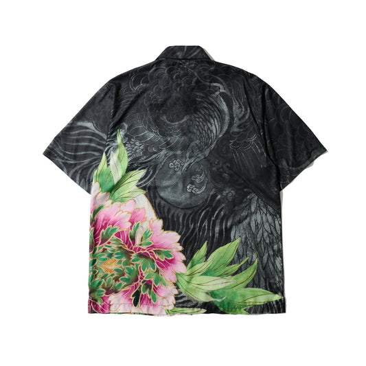 GRS x Kalok Peony & Ryu Overprint Shirt