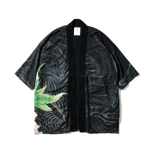 GRS x Kalok Peony & Ryu Overprint Reversible Noragi Jacket