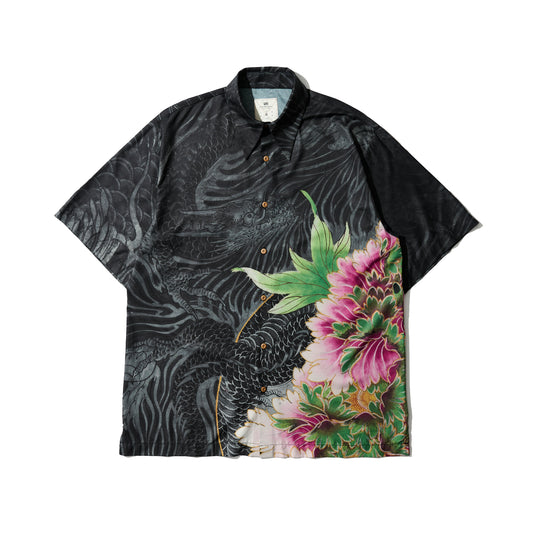 GRS x Kalok Peony & Ryu Overprint Shirt