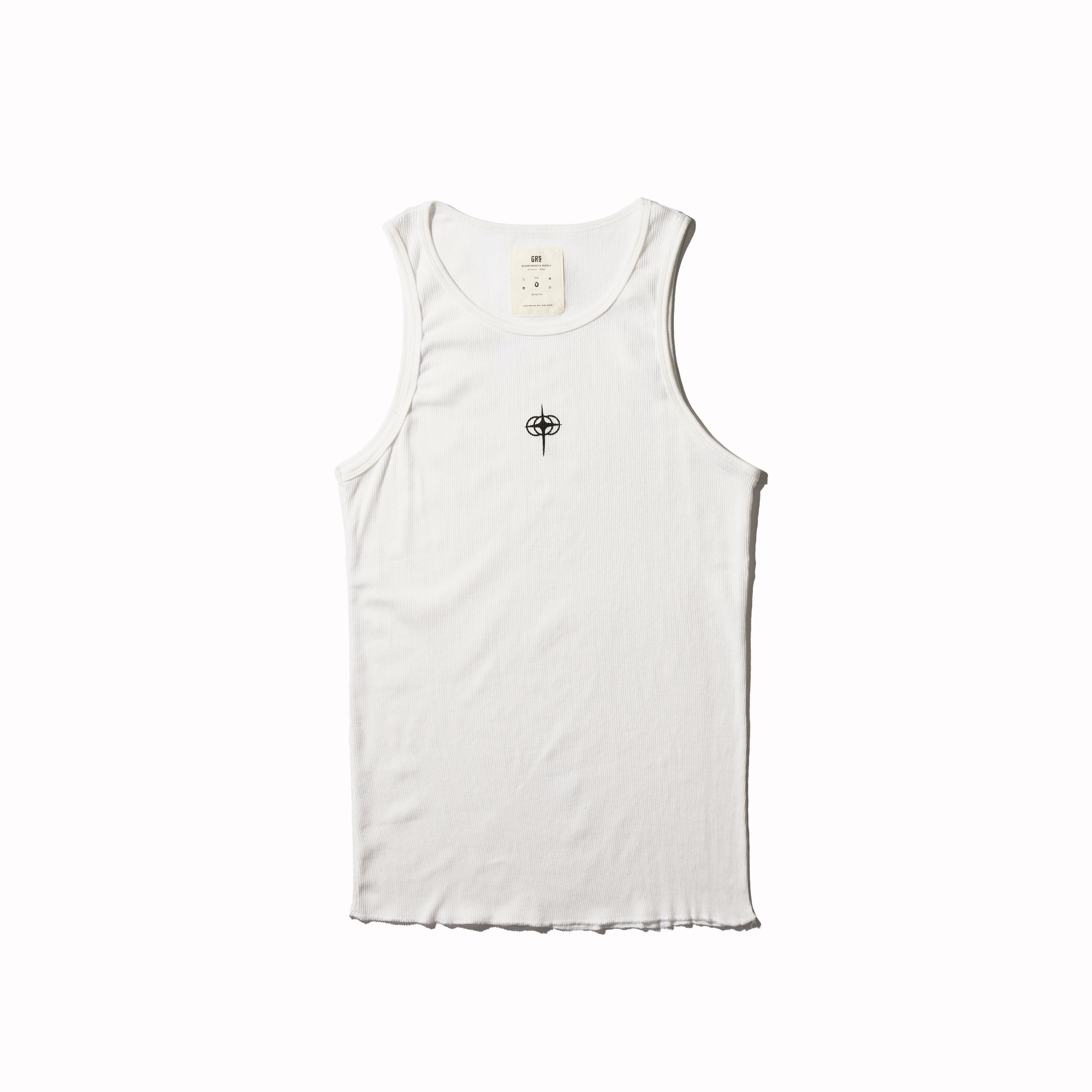 GRS x TRIPLET TANK TOP / WHITE – GrowthRing & Supply Co.