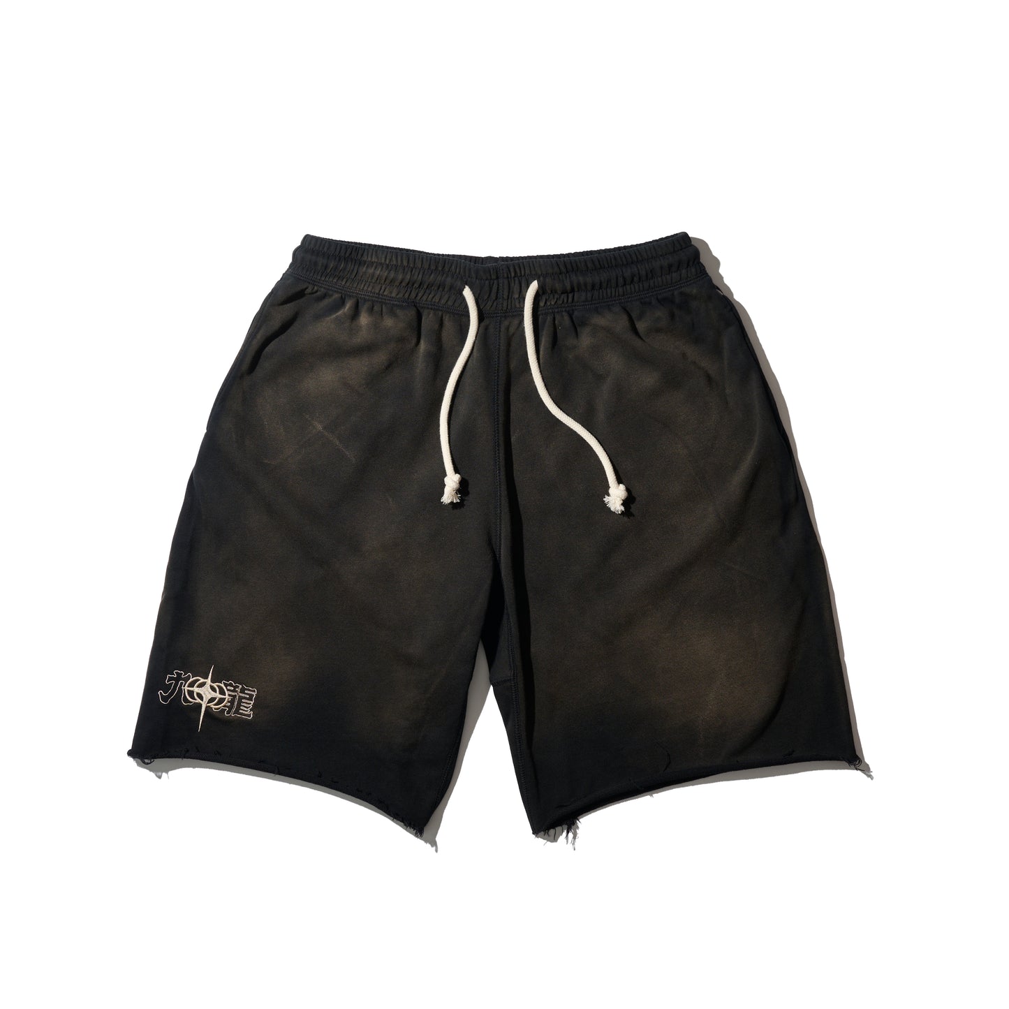 GRS x TRIPLET SUN FADED DESTROYED SWEAT SHORTS