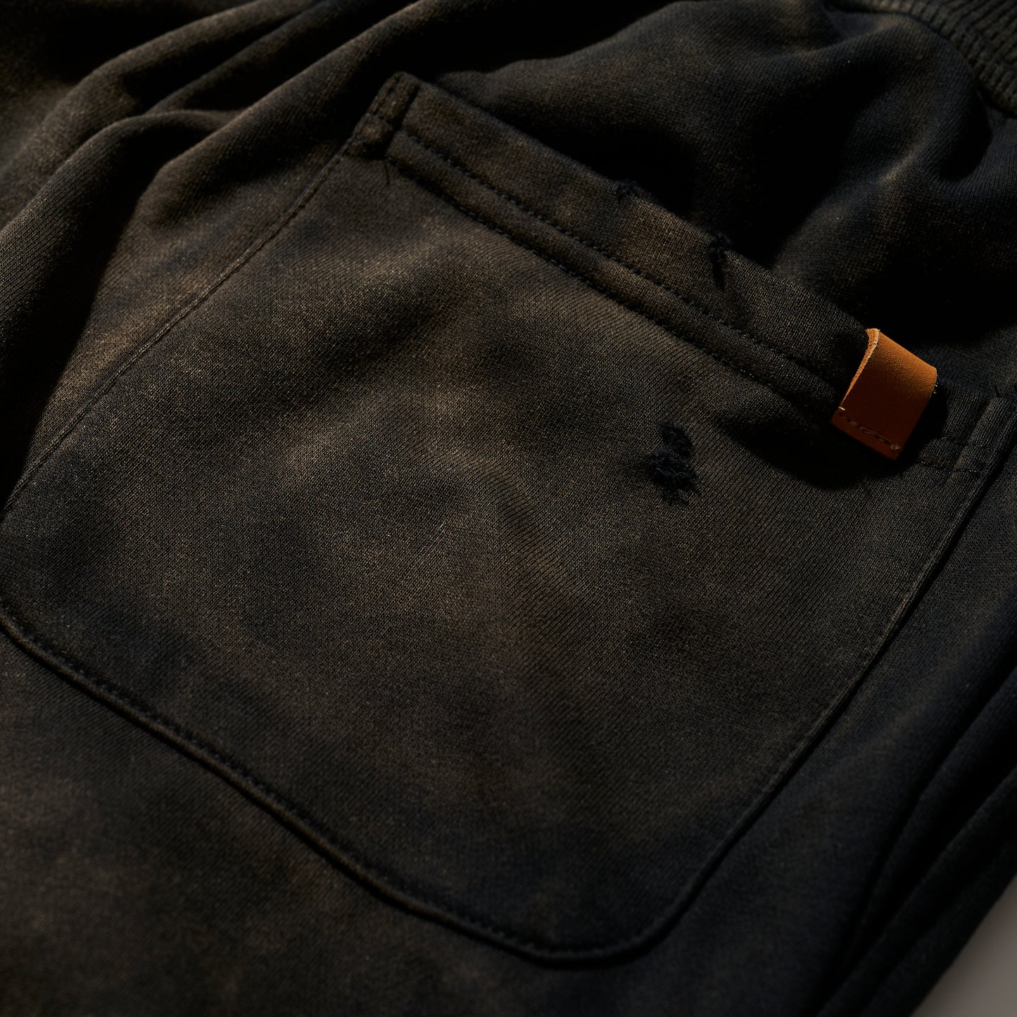 GRS x TRIPLET SUN FADED DESTROYED BOOTCUT SWEAT PANTS