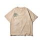 SUN FADED HEAVY DISTRESSED OVERSIZE FREEDOM TEE / VINTAGE WHITE (HK EDITION)