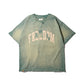 SUN FADED HEAVY DISTRESSED OVERSIZE FREEDOM TEE / DARK SAGE (HK EDITION)