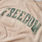 SUN FADED HEAVY DISTRESSED OVERSIZE FREEDOM TEE / VINTAGE WHITE (HK EDITION)