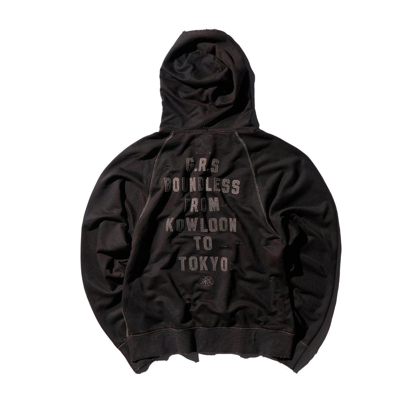 MUD DYEING KOWLOON LIGHTWEIGHT ZIP-UP HOODIE