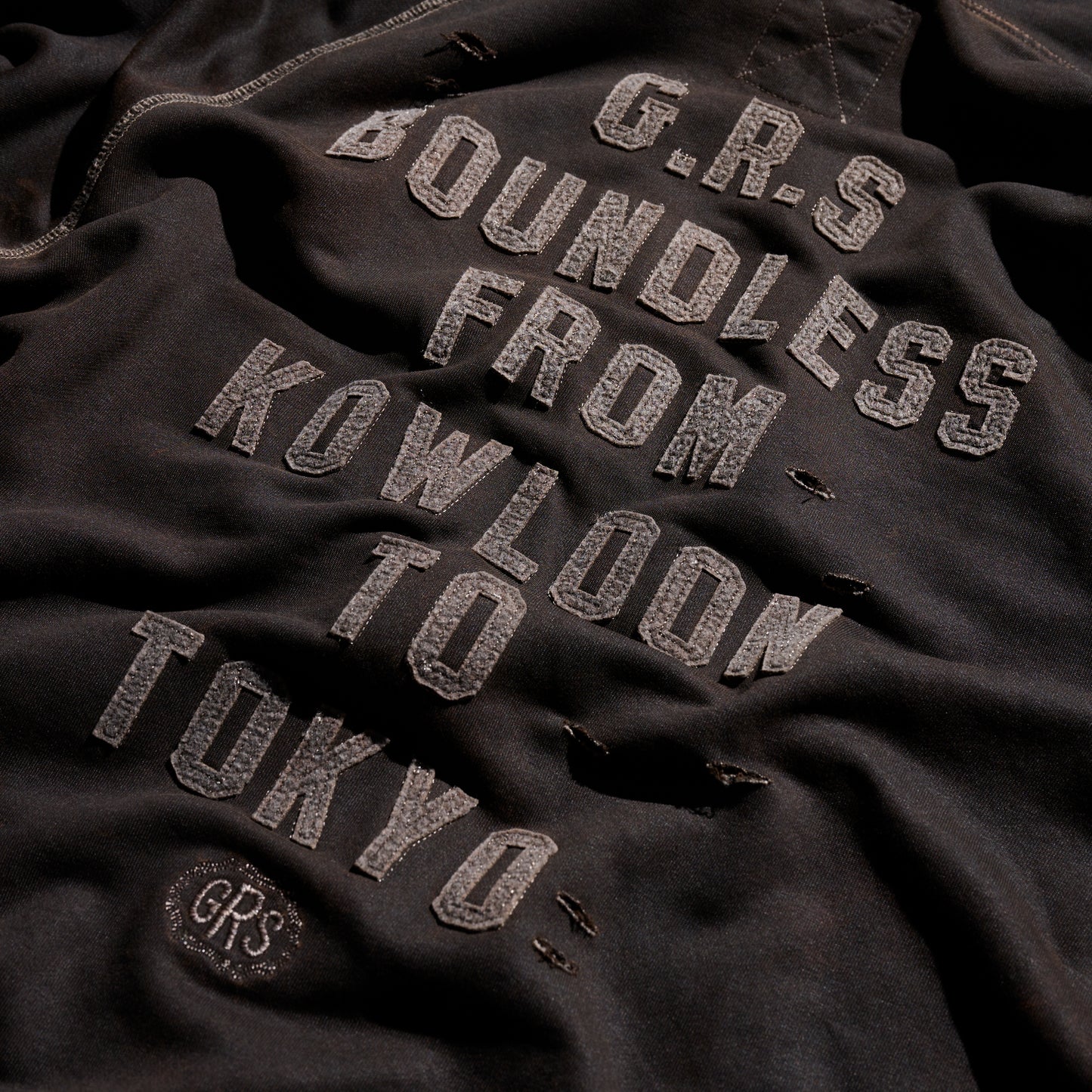 MUD DYEING KOWLOON LIGHTWEIGHT ZIP-UP HOODIE