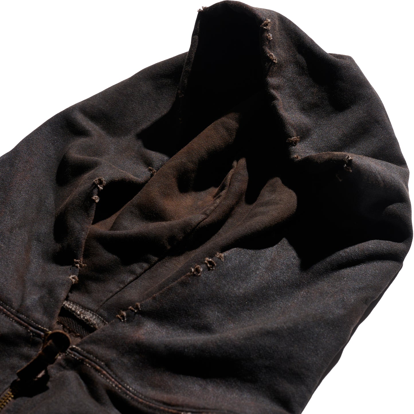 MUD DYEING KOWLOON LIGHTWEIGHT ZIP-UP HOODIE