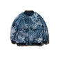 [Pre-Order] Reversible Jacquard Sukajan Jacket / Aga Blue