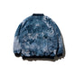 Reversible Jacquard Sukajan Jacket / Aga Blue