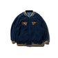 Reversible Jacquard Sukajan Jacket / Aga Blue