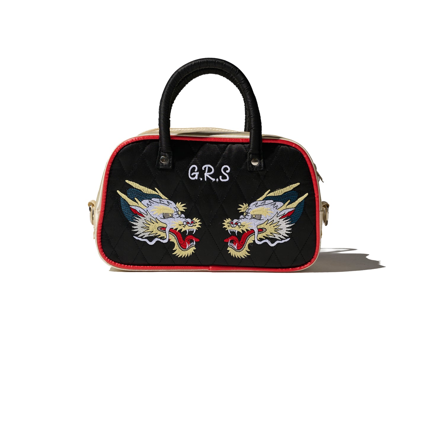 Embroidery Mini 2 Way Suka Bag / Double Dragon