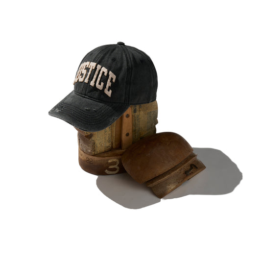 GRS x The Prosecutor Distressed Faded Washed Hand Quilted “Justice” Cap