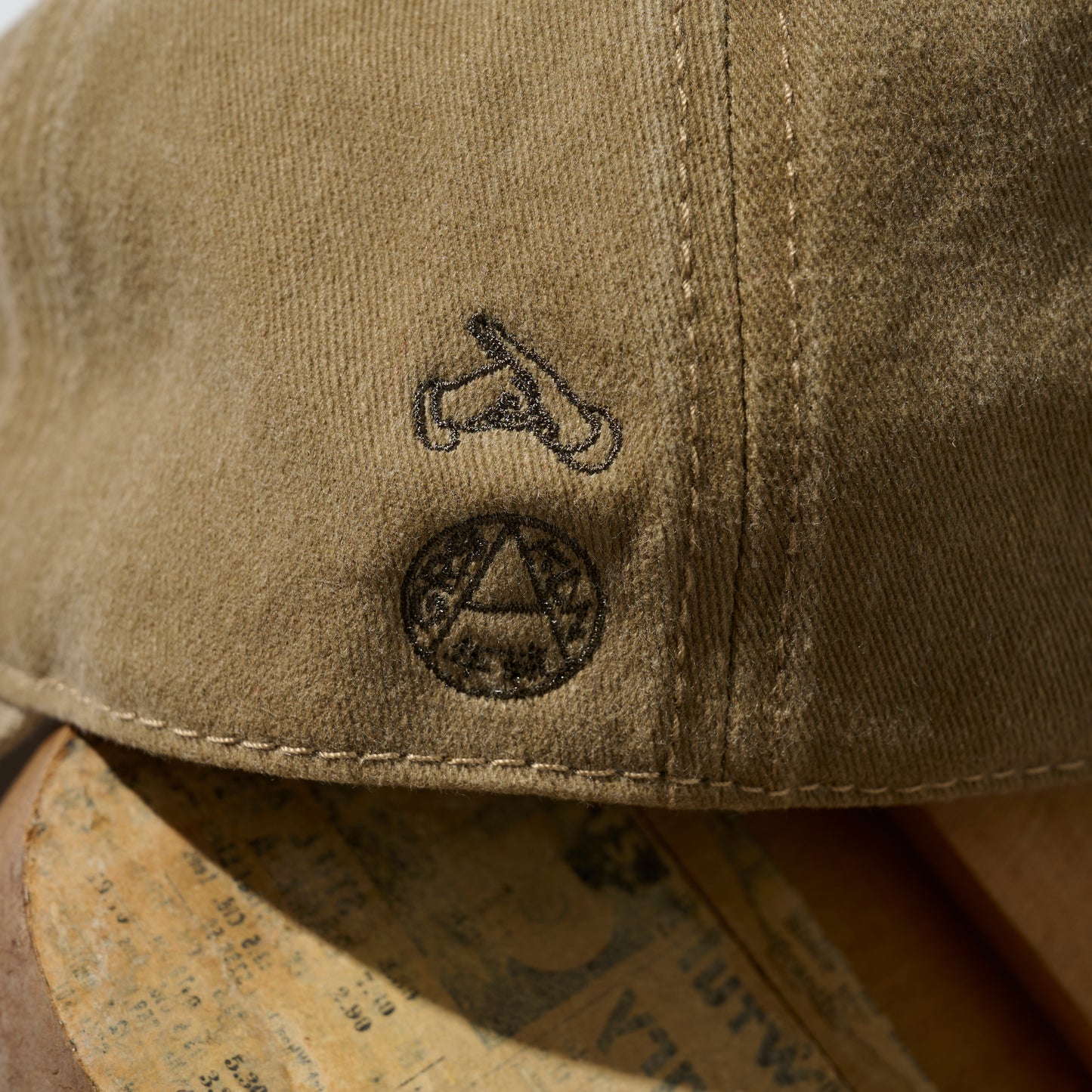 GRS x Needless Hand Quilted “NEEDLESS” Cap / Beige