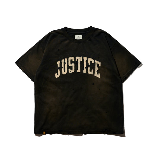 GRS x The Prosecutor Sun Faded Distressed “Justice” Tee