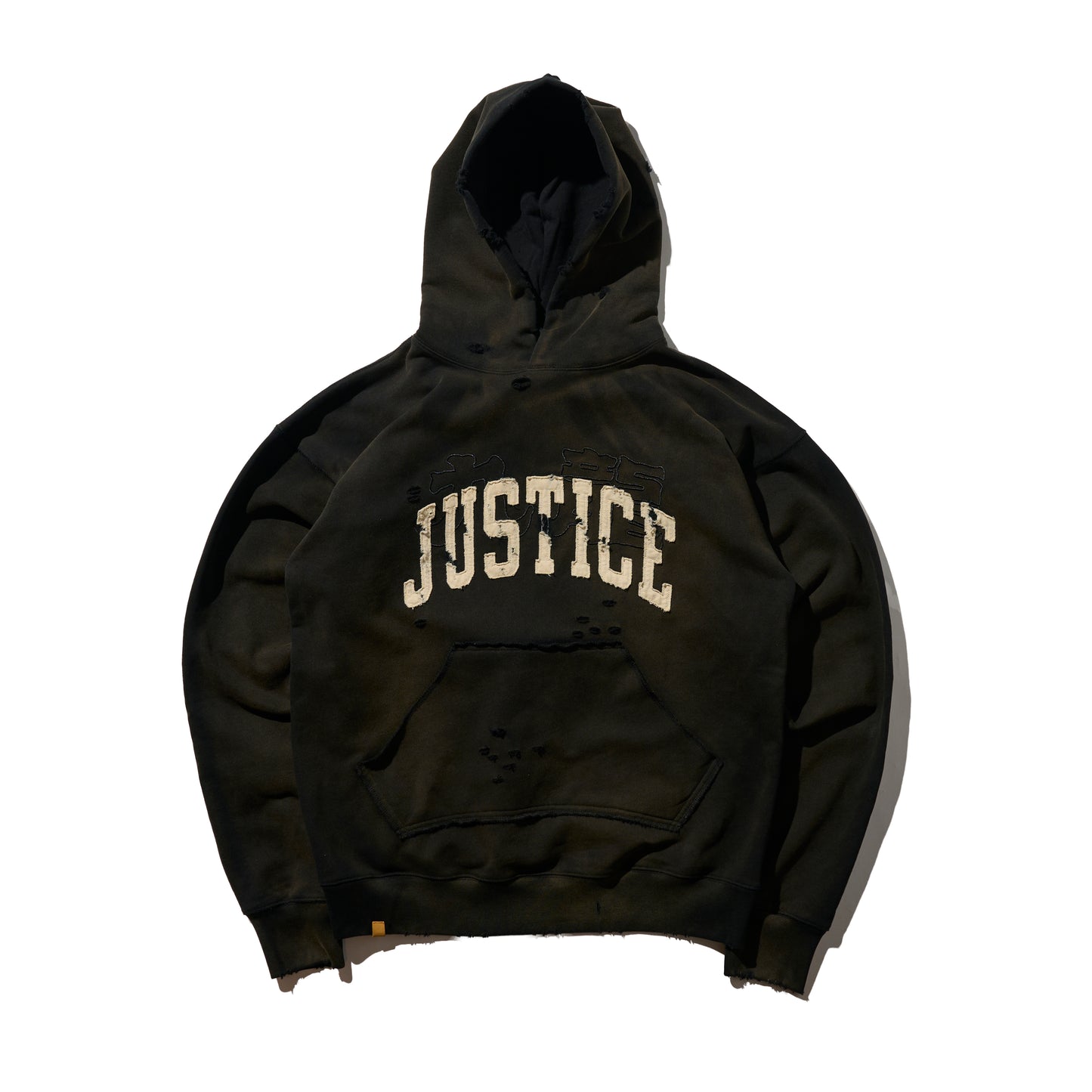 GRS x The Prosecutor Sun Faded Distressed “Justice” Hoodie