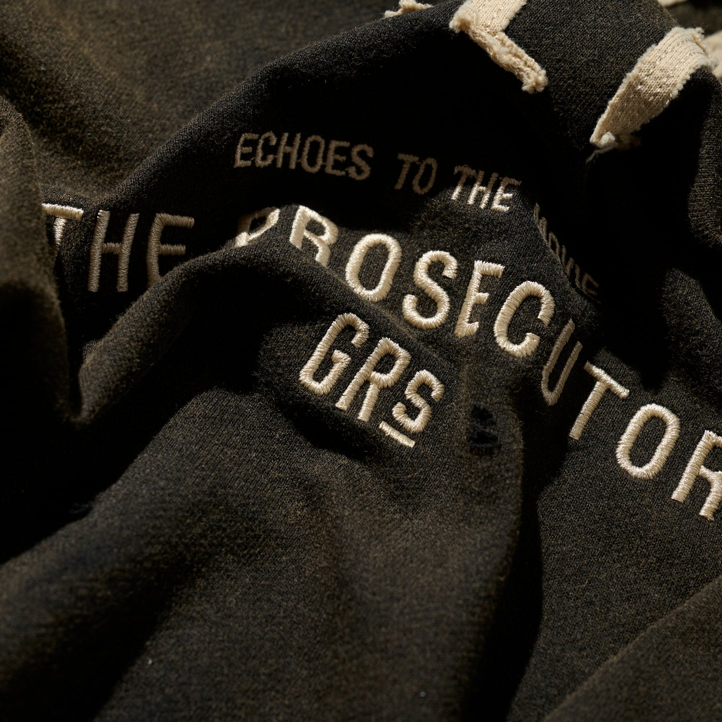 GRS x The Prosecutor Sun Faded Distressed “Justice” Tee