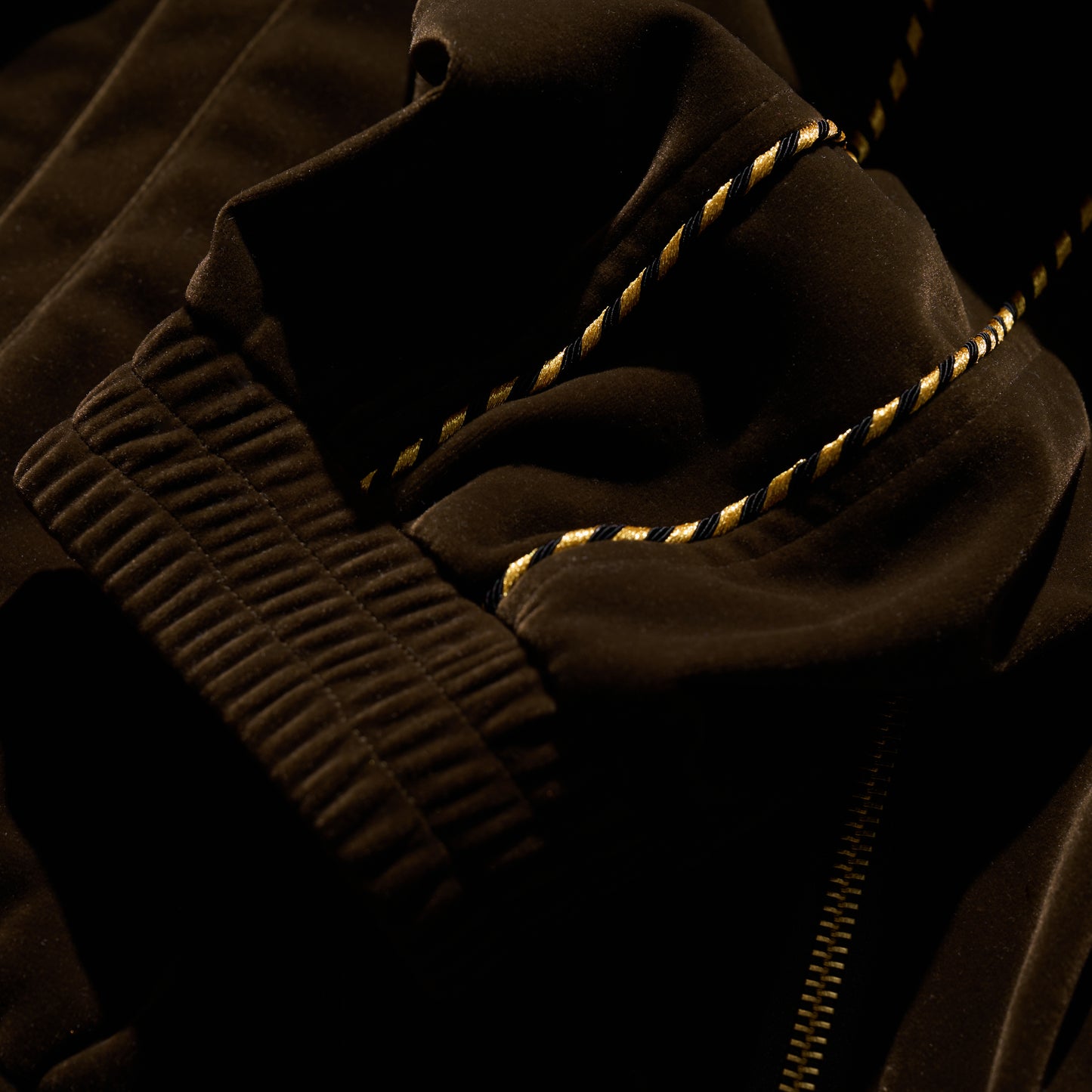 GRS x Needless Velvet Tracksuit Set / Military Olive