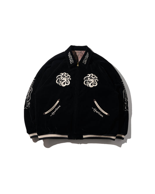 YEAR OF HORSE REVERSIBLE JACQUARD SUKAJAN JACKET