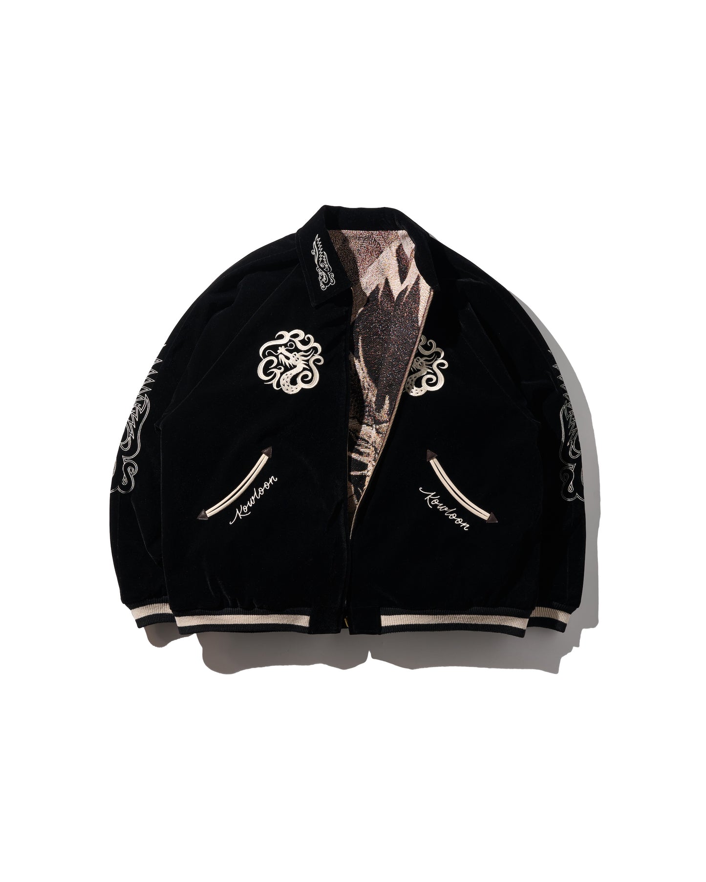 YEAR OF HORSE REVERSIBLE JACQUARD SUKAJAN JACKET