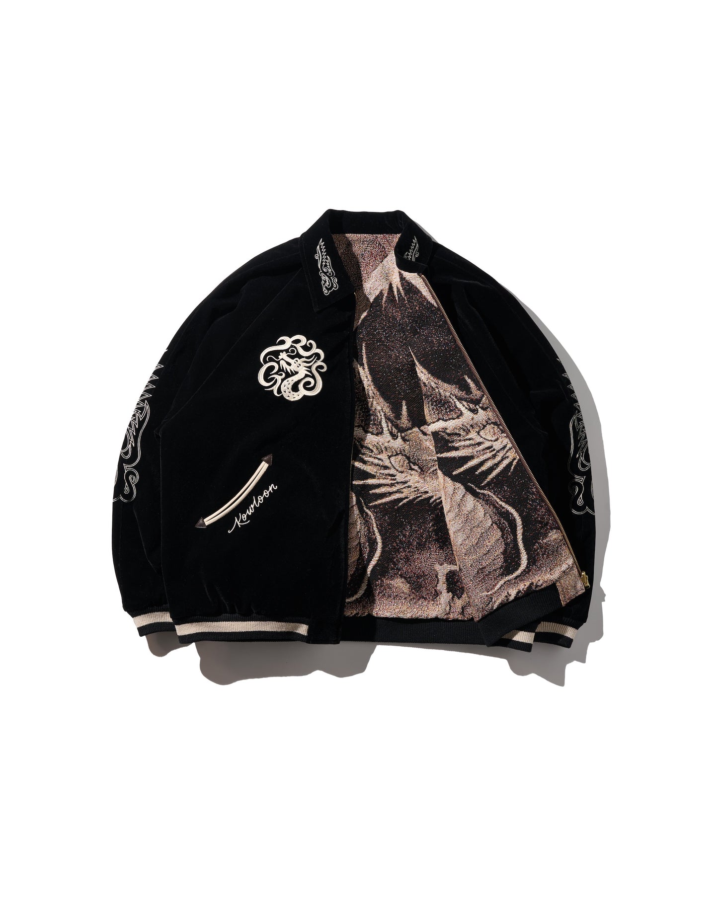 YEAR OF HORSE REVERSIBLE JACQUARD SUKAJAN JACKET