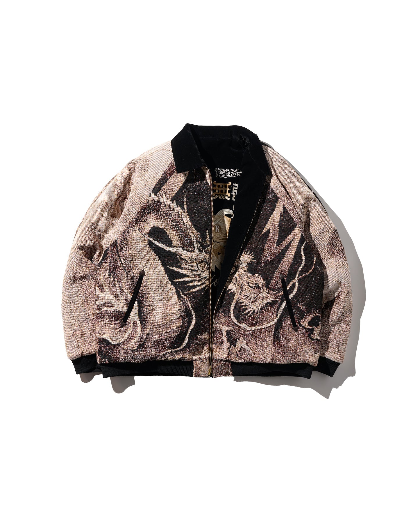 YEAR OF HORSE REVERSIBLE JACQUARD SUKAJAN JACKET