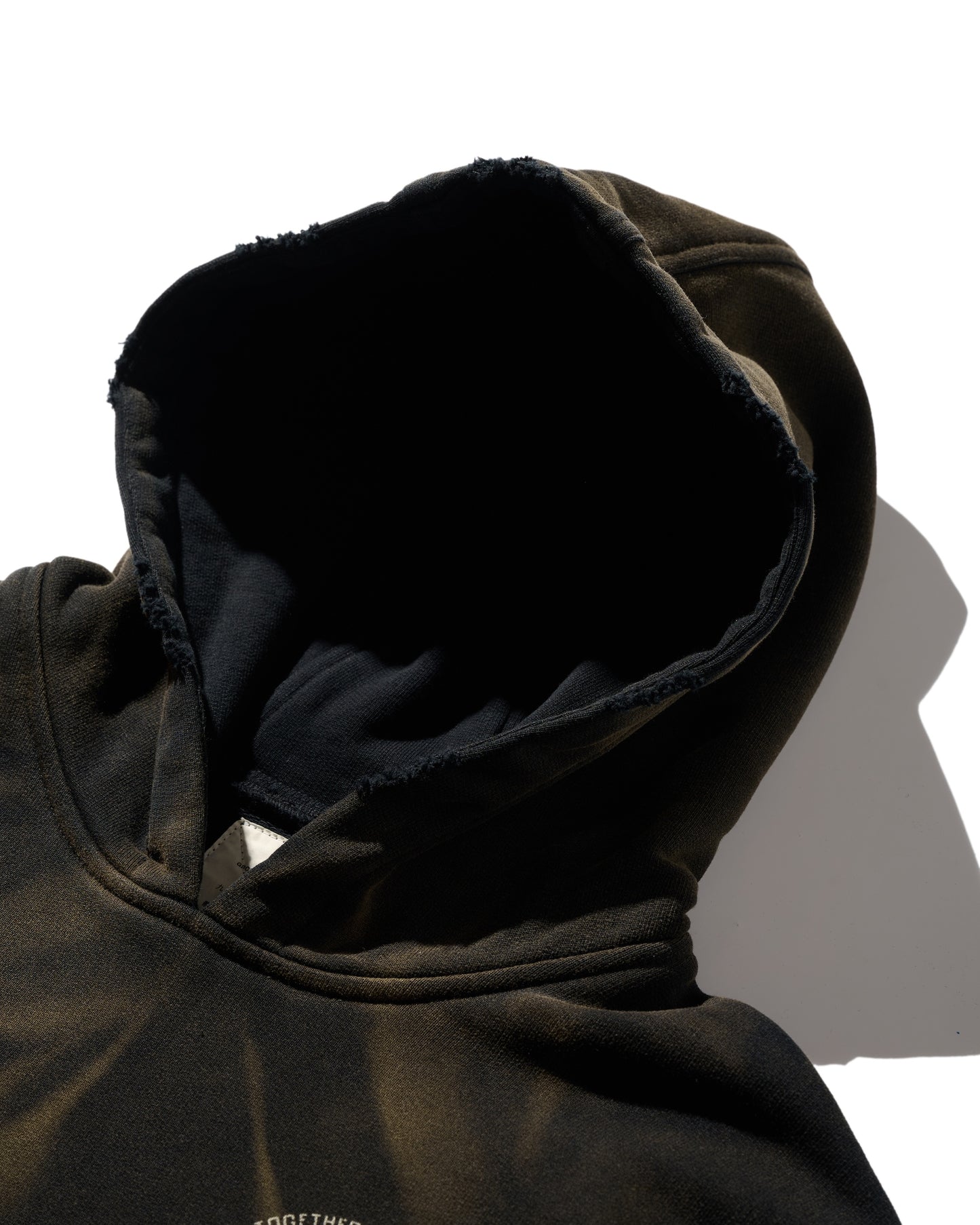 HEAVYWEIGHT SUN FADED HOODIES / BLACK