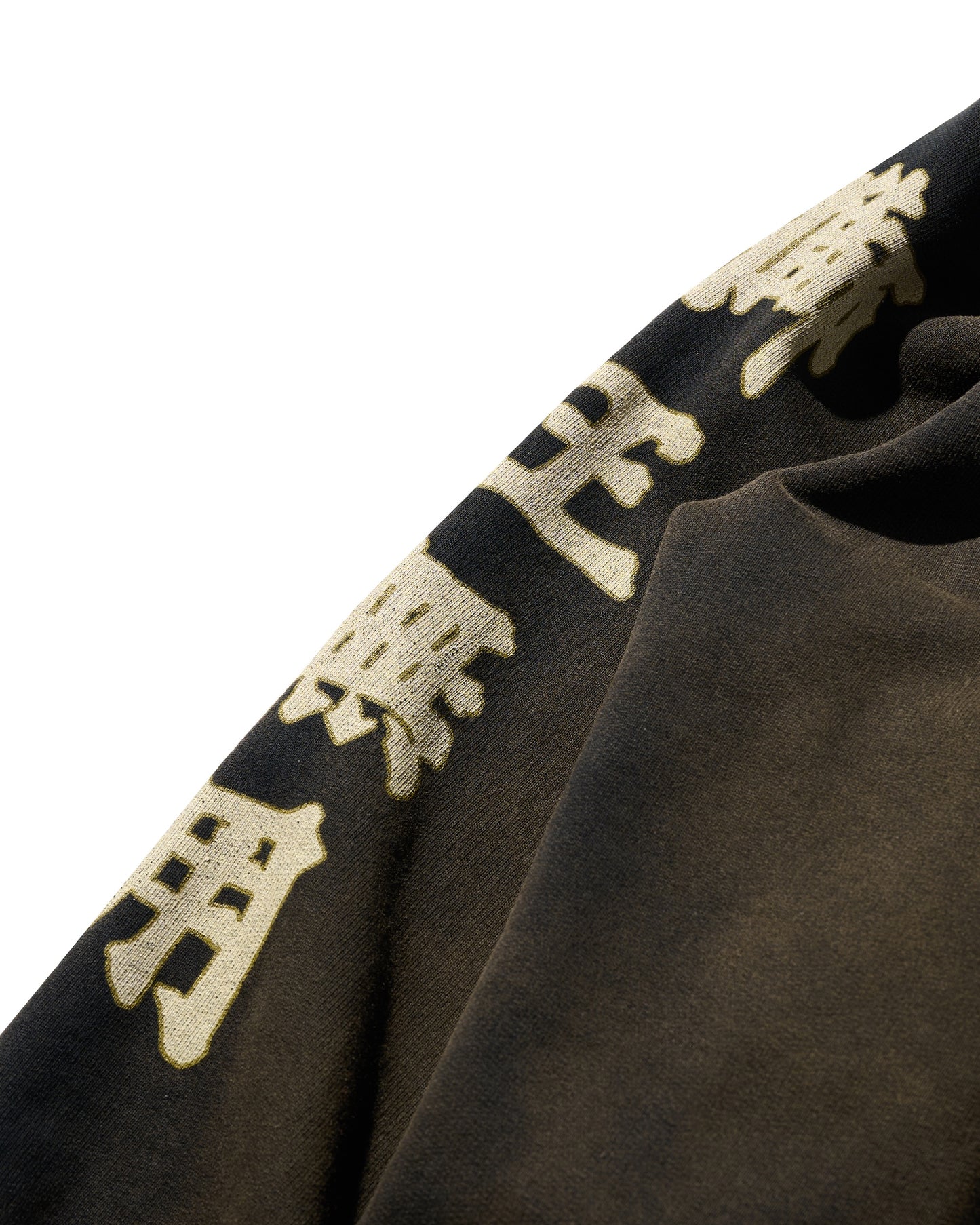 HEAVYWEIGHT SUN FADED HOODIES / BLACK