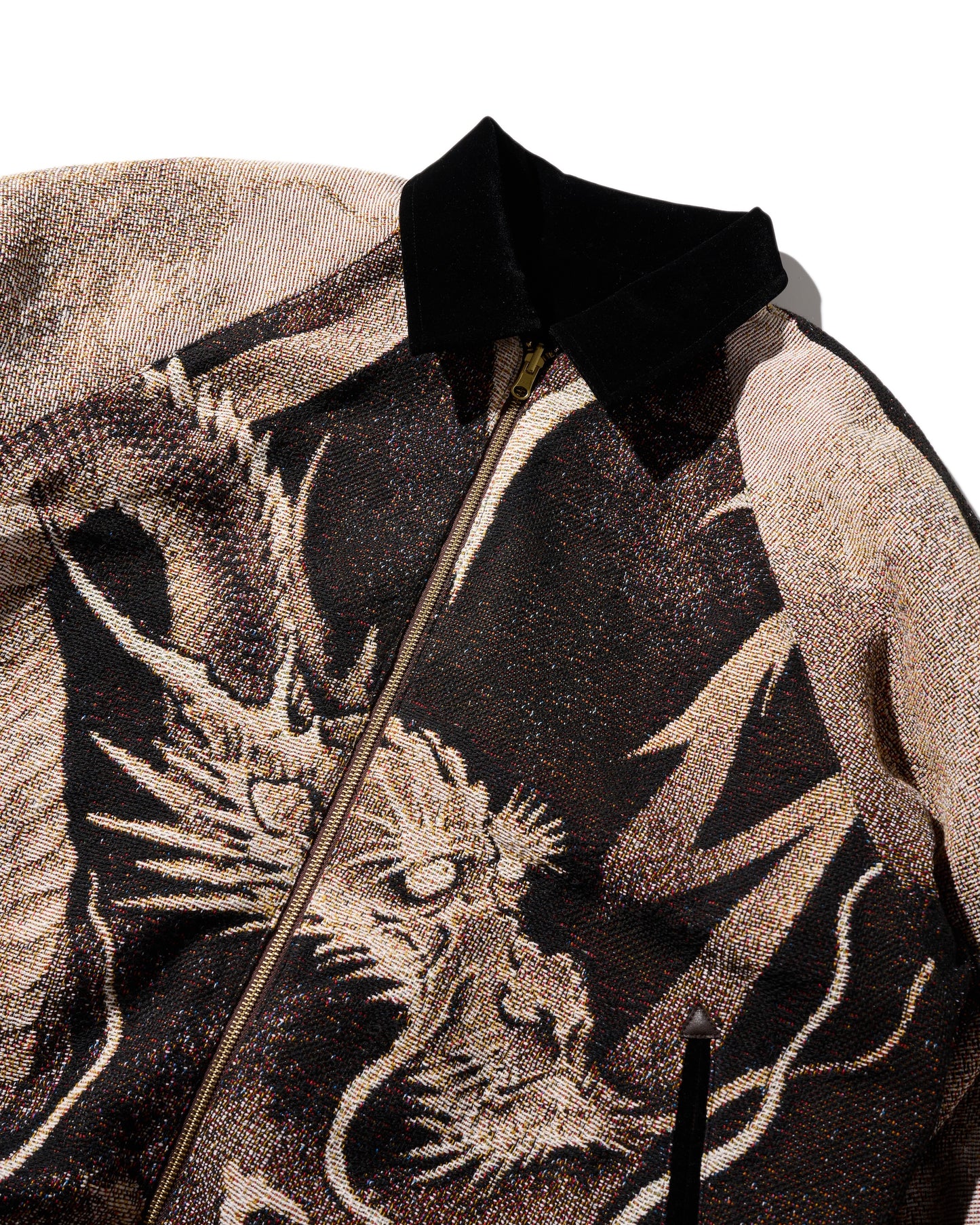 YEAR OF HORSE REVERSIBLE JACQUARD SUKAJAN JACKET
