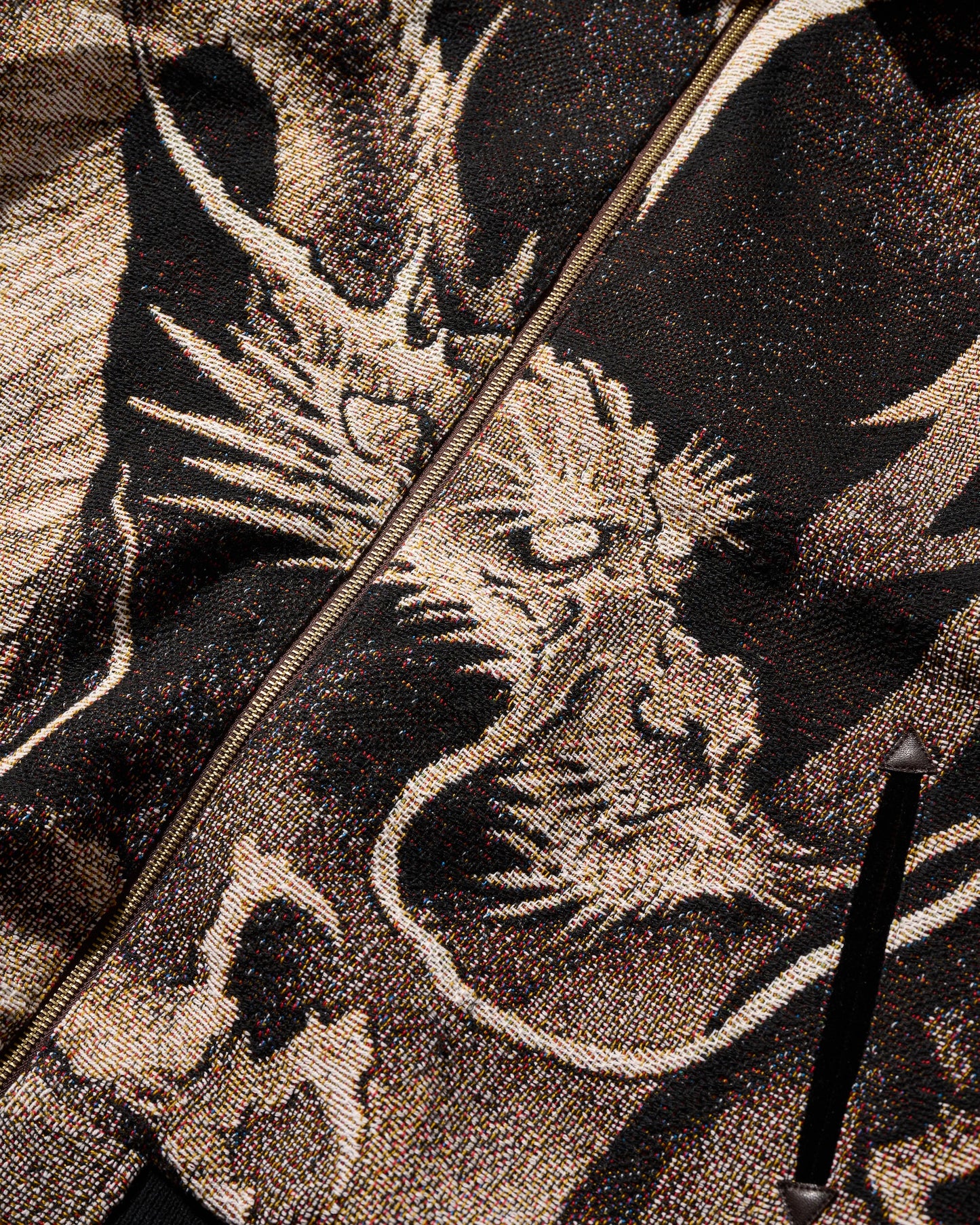 YEAR OF HORSE REVERSIBLE JACQUARD SUKAJAN JACKET