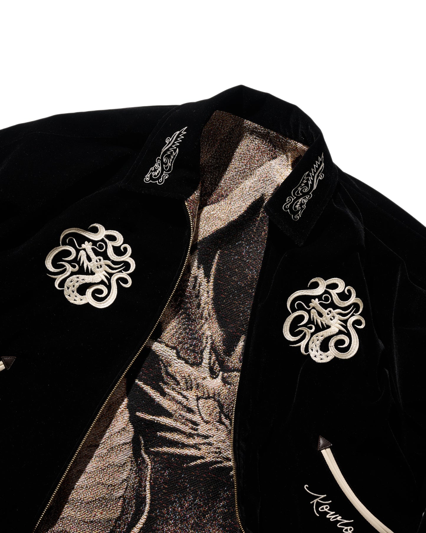 YEAR OF HORSE REVERSIBLE JACQUARD SUKAJAN JACKET