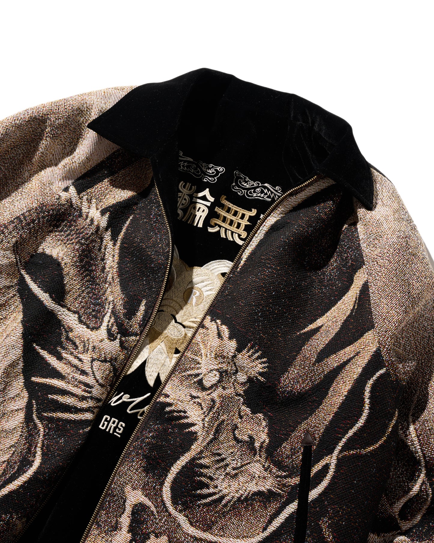 YEAR OF HORSE REVERSIBLE JACQUARD SUKAJAN JACKET