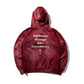 Heavy Weight Sun Faded “Kowloon” Hoodie / Burgundy