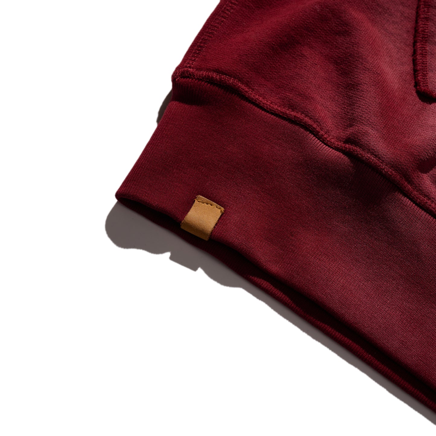 Heavy Weight Sun Faded “Kowloon” Hoodie / Burgundy