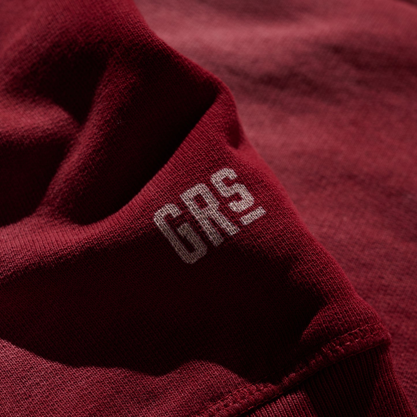 Heavy Weight Sun Faded “Kowloon” Hoodie / Burgundy