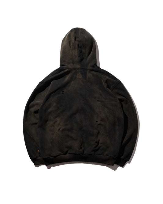 OG SUN FADED "KOWLOON" HOODIE / BLACK